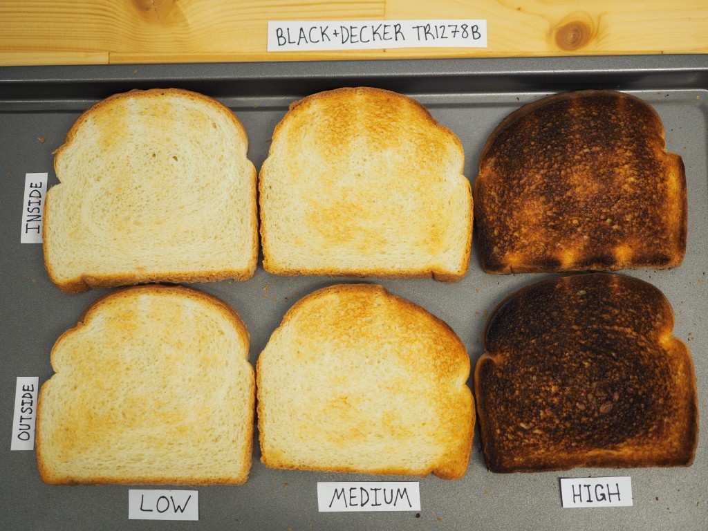 BLACK+DECKER TR1278B 2-Slice Toaster, Light Black