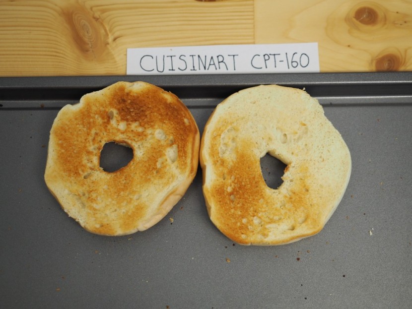 cuisinart cpt-160 - the cpt-160 made average bagels in our test, sometimes toasting one...