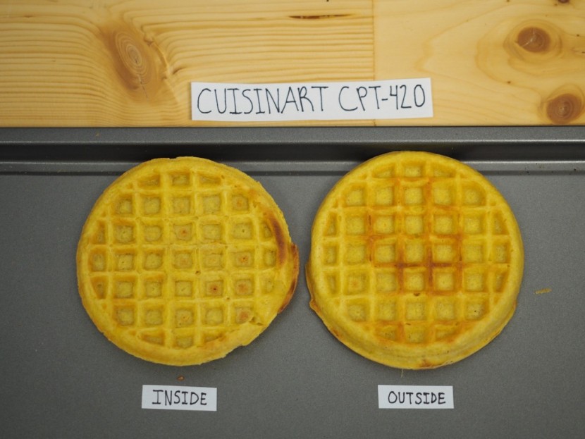 cuisinart touch to toast leverless 2-slice cpt-420 - the cpt-420's defrost setting made nice frozen waffles with just a...