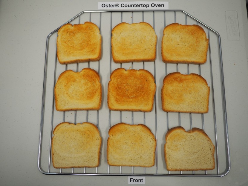 oster extra large digital countertop oven - when making toast we found the oster to have very large cold spots...