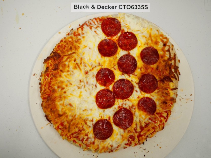 black+decker countertop convection oven - the black and decker cooked frozen pizzas fairly well, but tended to...