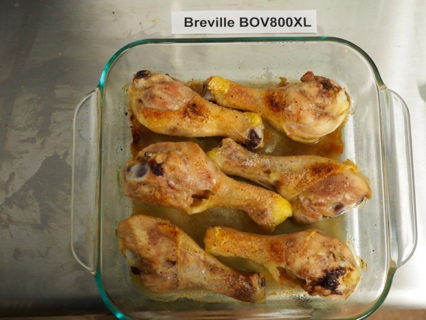 breville smart oven bov800xl - the breville's drumstickes were out testers' favorite.