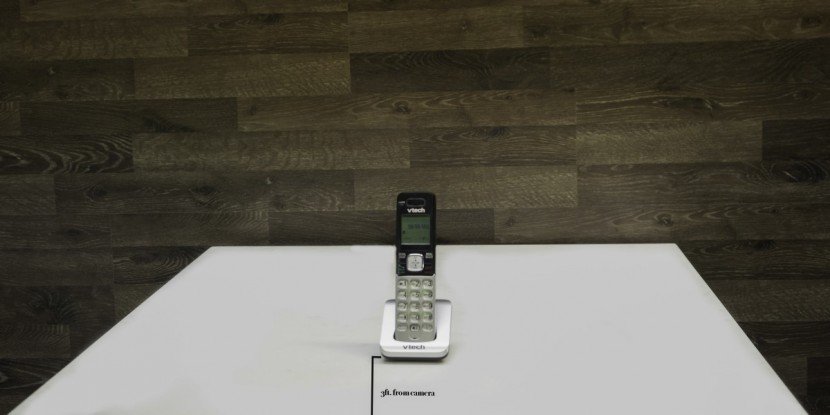 vtech cs6719-2 - the vtech phone, proving to be difficult to read at a distance of 3&#039;.