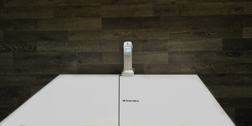 panasonic kx-tgd222n - the tgd222n handset 6' away from the camera.