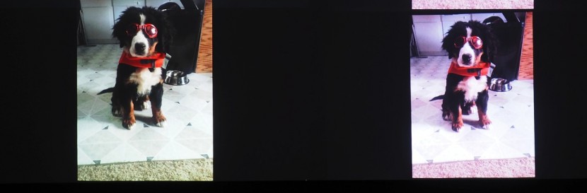 projector - the projector on the right is purported to have almost double the...