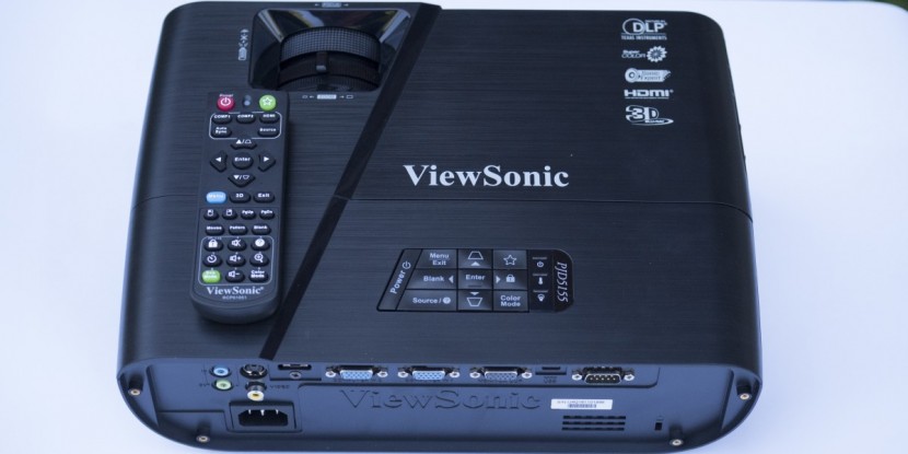 viewsonic pjd7720hd - our testers liked the dedicated keystone correction buttons on the...