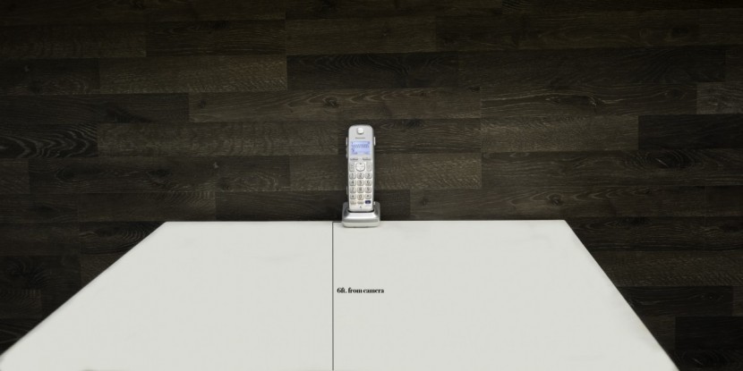 panasonic kx-tge272s - the tge272s handset display, taken 6&#039; away from the camera.