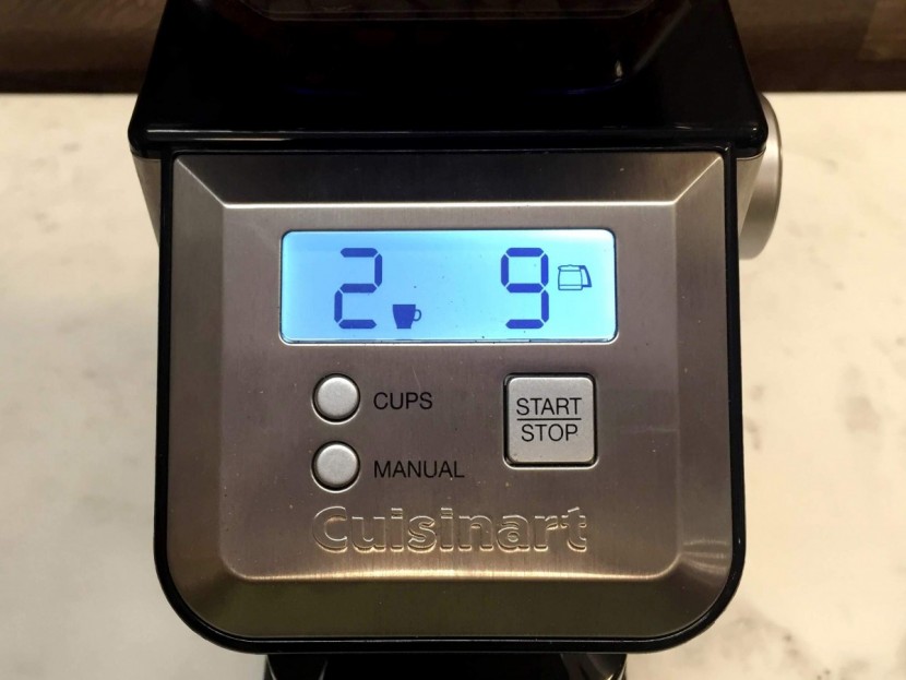 cuisinart deluxe grind - the deluxe's interface clearly poses the two most important...