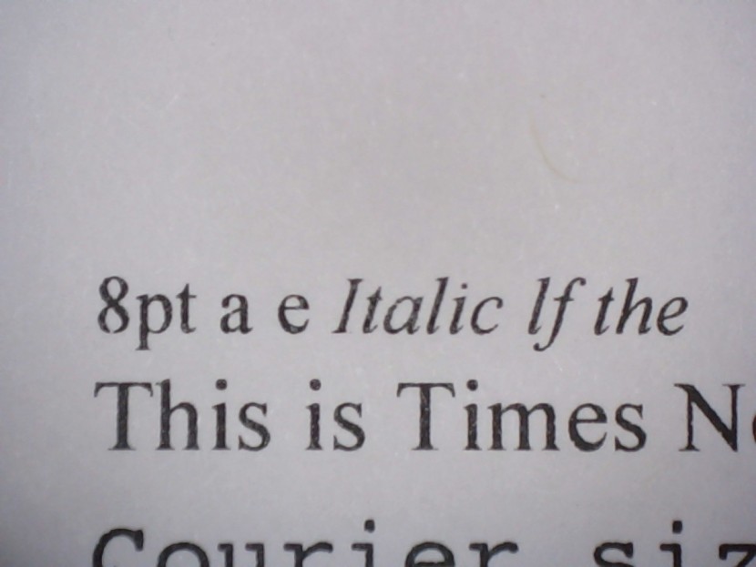 brother hl-l2350dw - text produced by the hl-l2350dw was generally good, but with some...