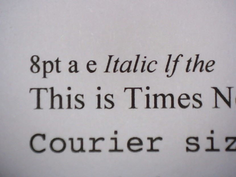 canon pixma mx922 - the pixma's text quality was quite good for an inkjet.