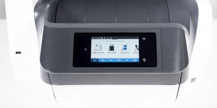 hp officejet pro 8720 - the officejet pro 8720's touchscreen was the largest, and nicest, of...