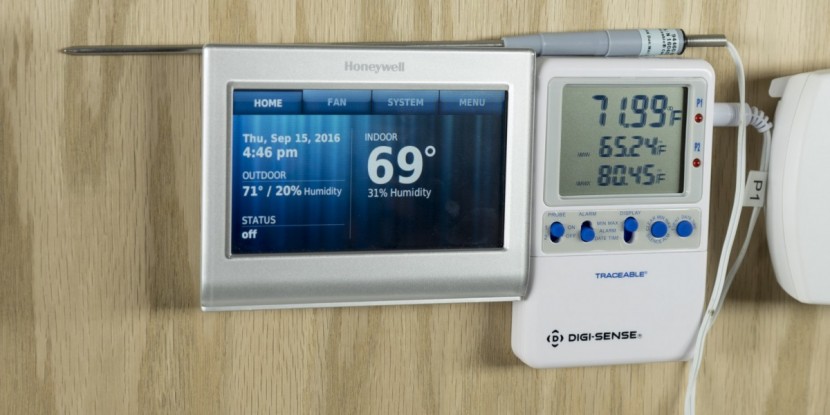 honeywell wifi smart - there was close to a two degree discrepancy between the honeywell...