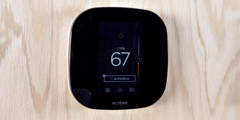 the ecobee user interface can be hard to see sometimes, as it...