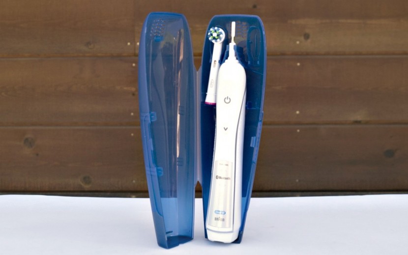 oral-b pro 5000 with bluetooth connectivity - the pro 5000 includes a travel case.