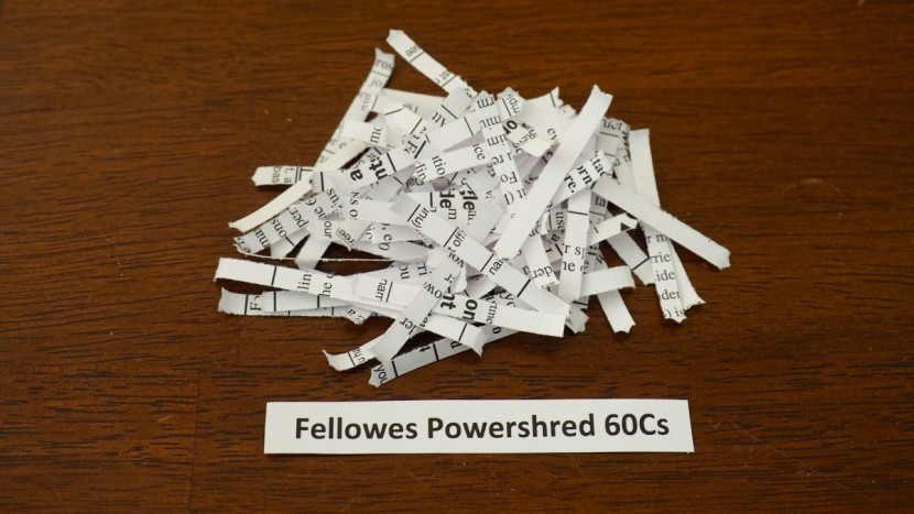 fellowes powershred 60cs - the cross-cut blades of the powershred 60cs provide enough security...