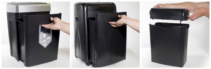 paper shredders - we emptied the bins of all the models we tested many, many times.