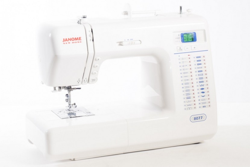 janome 8077 - the janome 8077 performed solidly in the middle of the pack.