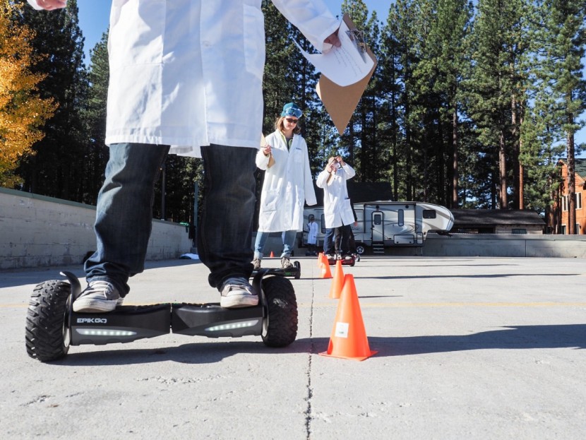 epikgo classic - the epikgo didn&#039;t turn as fast as some boards, but still made it...