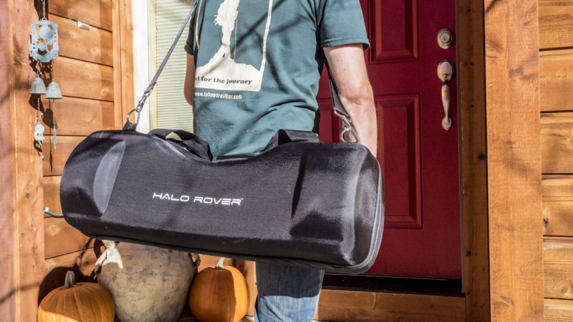 halo rover - the case made it exponentially easier to transport this heavy board.