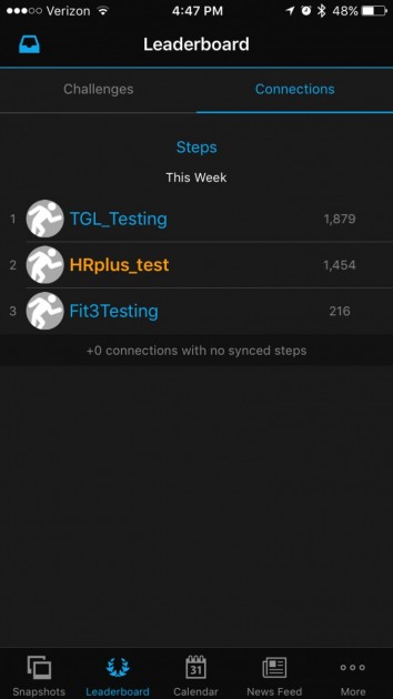 garmin vivofit 3 - the step leaderboard on the garmin app can add some friendly...