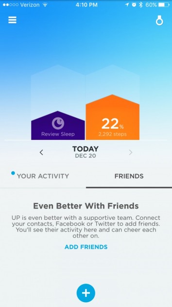 jawbone up move - the jawbone app lets you compete with friends and family to add some...