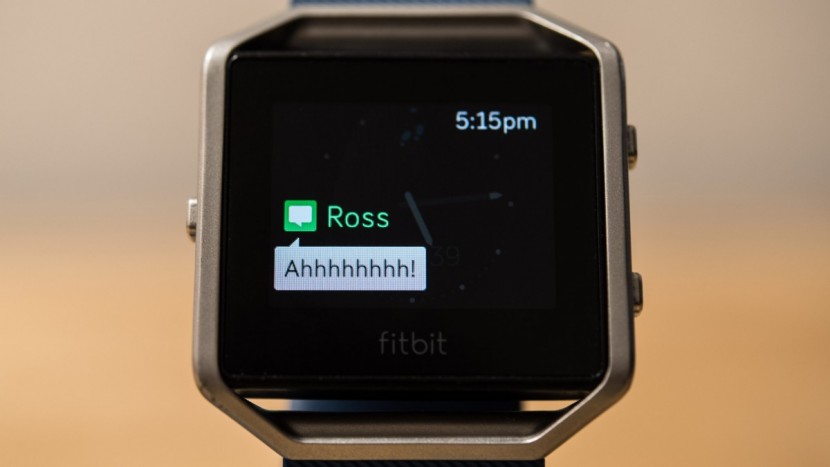 a text notification on the blaze.