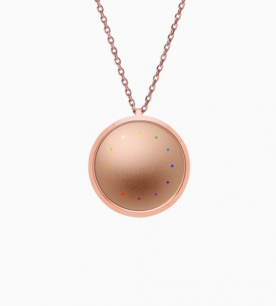 misfit shine 2 - the misfit shine in a necklace holder.