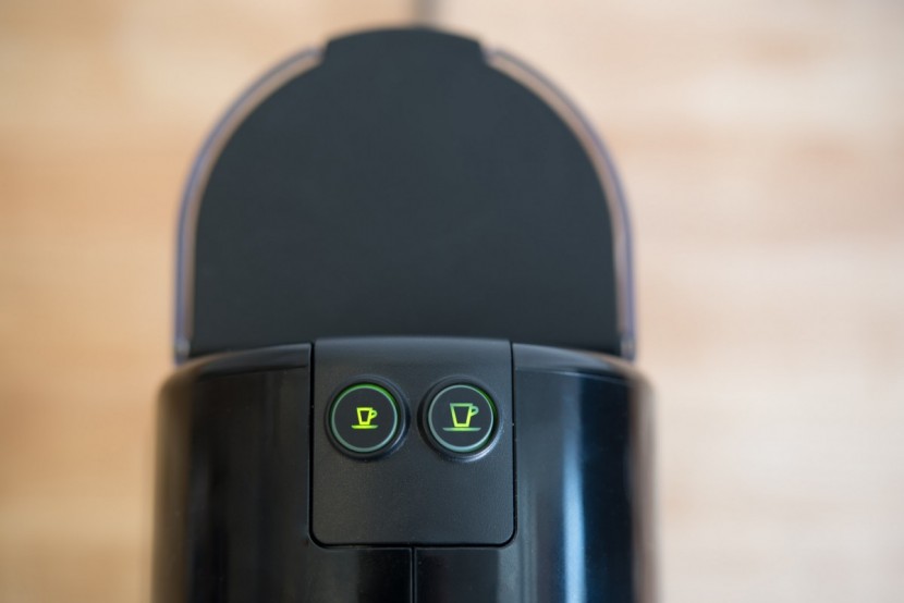 espresso machine - the inissia&#039;s interface couldn&#039;t be simpler.