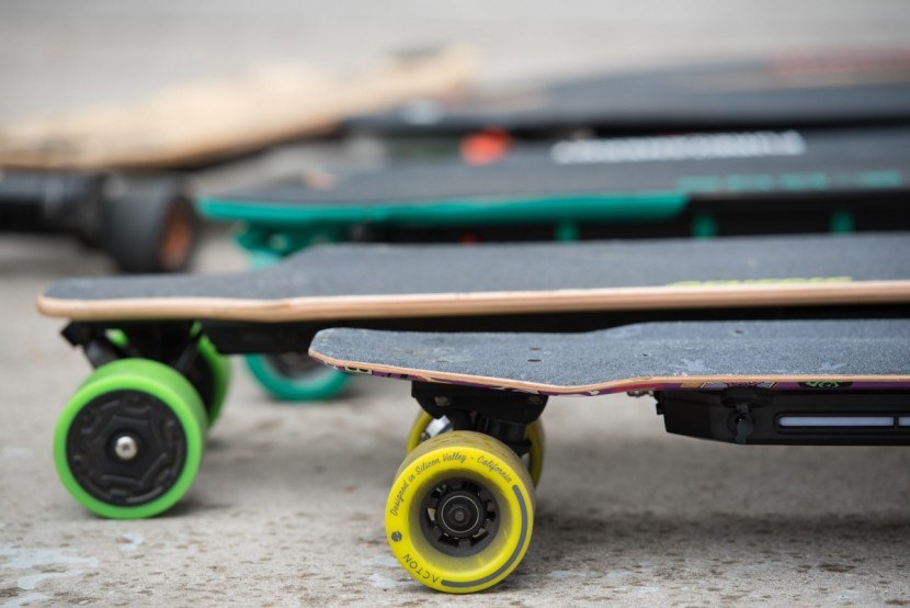 acton blink board - the acton was the shortest board of the group.