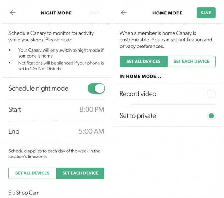 canary all-in-one security device - the canary app is generally easy to navigate but doesn't have quite...