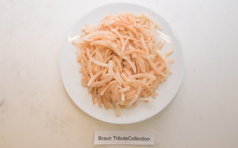 braun tributecollection - the braun makes impressive shredded potatoes.