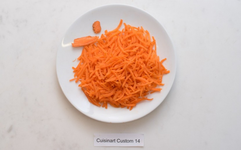 these shredded carrots were just narrowly beat out by the breville's...
