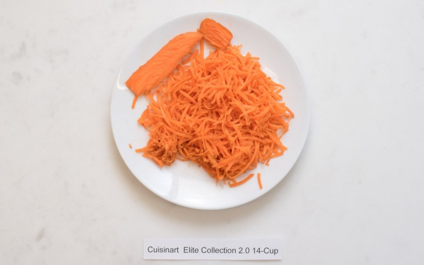 the elite produced acceptable shredded carrots, with only a small...