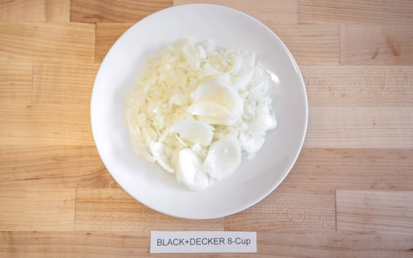 the extremely inconsistent onions produced by the black+decker.