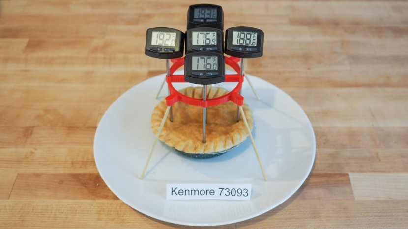 kenmore 73773 - though the center was a bit cooler, all regions of the pot pie...