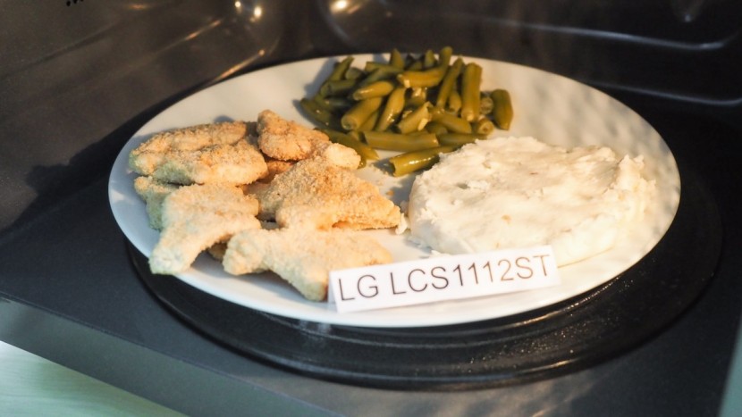 lg lcs1112st - the leftovers were heated extremely unevenly.