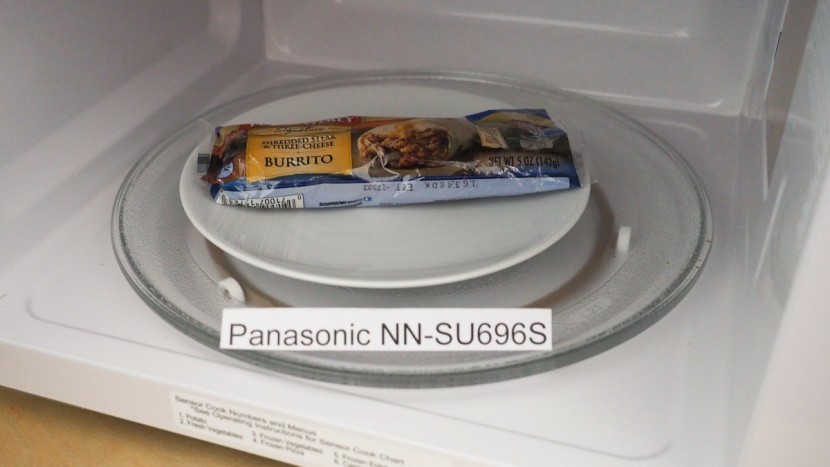 panasonic nn-su696s - perfectly heating a frozen burrito proved an impossible task for...