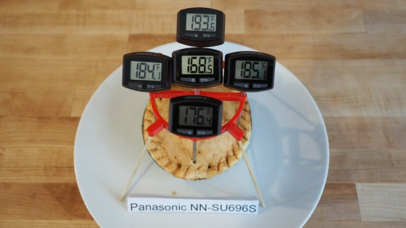 panasonic nn-su696s - the pot pie wasn&#039;t the most evenly heated, but the crust was nice...