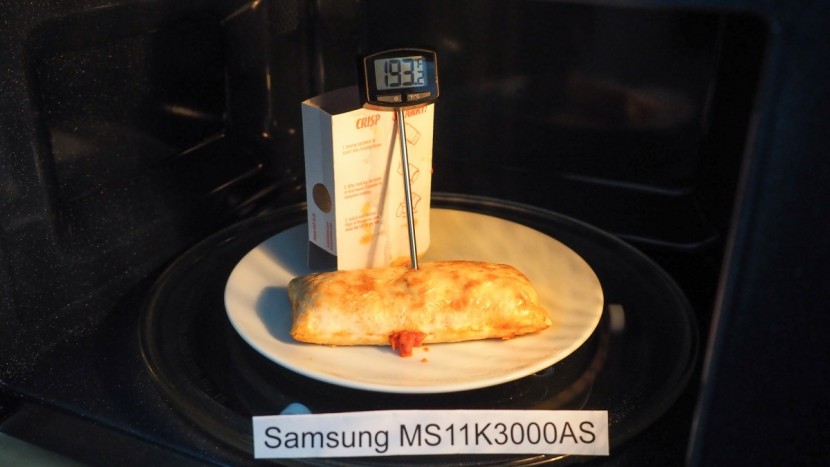 samsung ms11k3000as - this product did an acceptable job at heating the hot pocket.