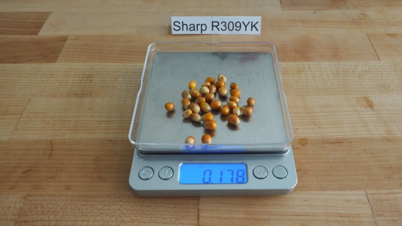 sharp zr309yk - the sharp left behind a decent number of kernels, but didn&#039;t burn...