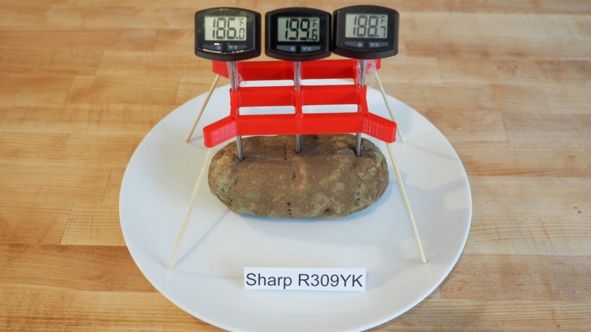 sharp zr309yk - the sharp produced a decent baked potato.