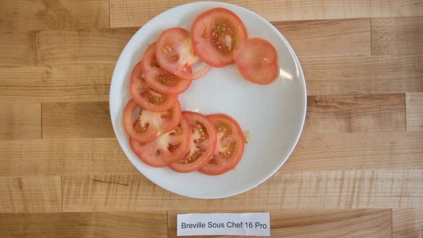 the breville's sliced tomatoes were on par with the top scorer, but...