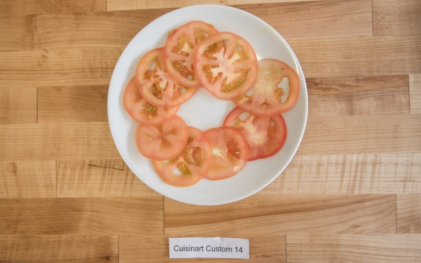 cuisinart custom 14 - the slices were great, but not quite top-quality.