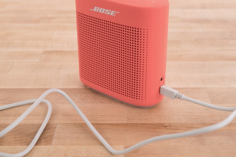 bluetooth speaker - the bose soundlink color ii, fully charged and ready for our battery...