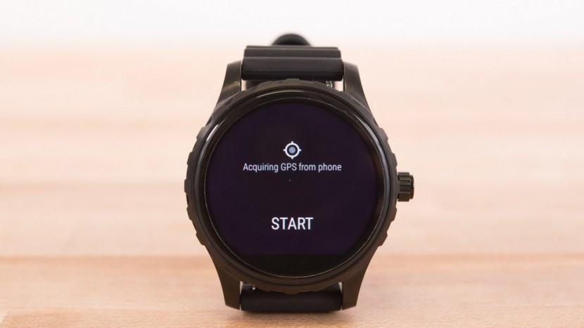 fossil q marshal - the fossil does not have an internal gps unit.