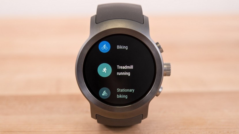 lg watch sport - the selection of available workouts on this model was quite small.