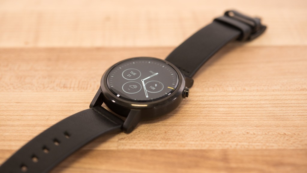 motorola moto 360 - the moto 360 had a slightly subpar display but wasn't too difficult...