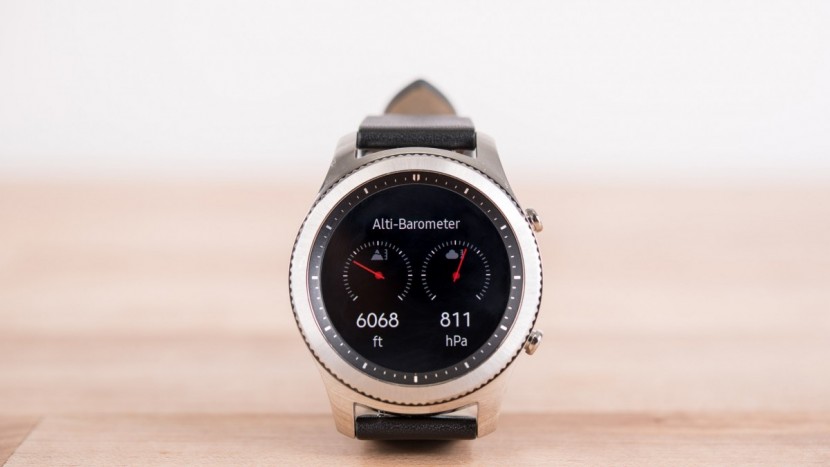 samsung gear s3 - the addition of an altimeter helps set this watch apart.