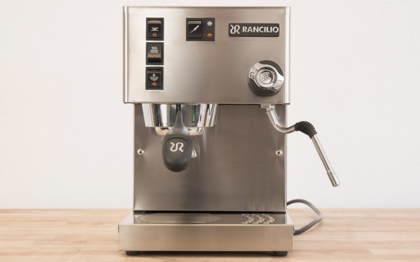 espresso machine - the rancilio silvia has a quick setup process and tactile switches.