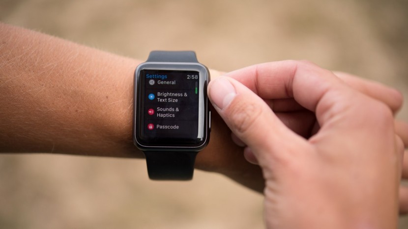 apple watch series 2 - the crown scroll on the side was a very effective input method.